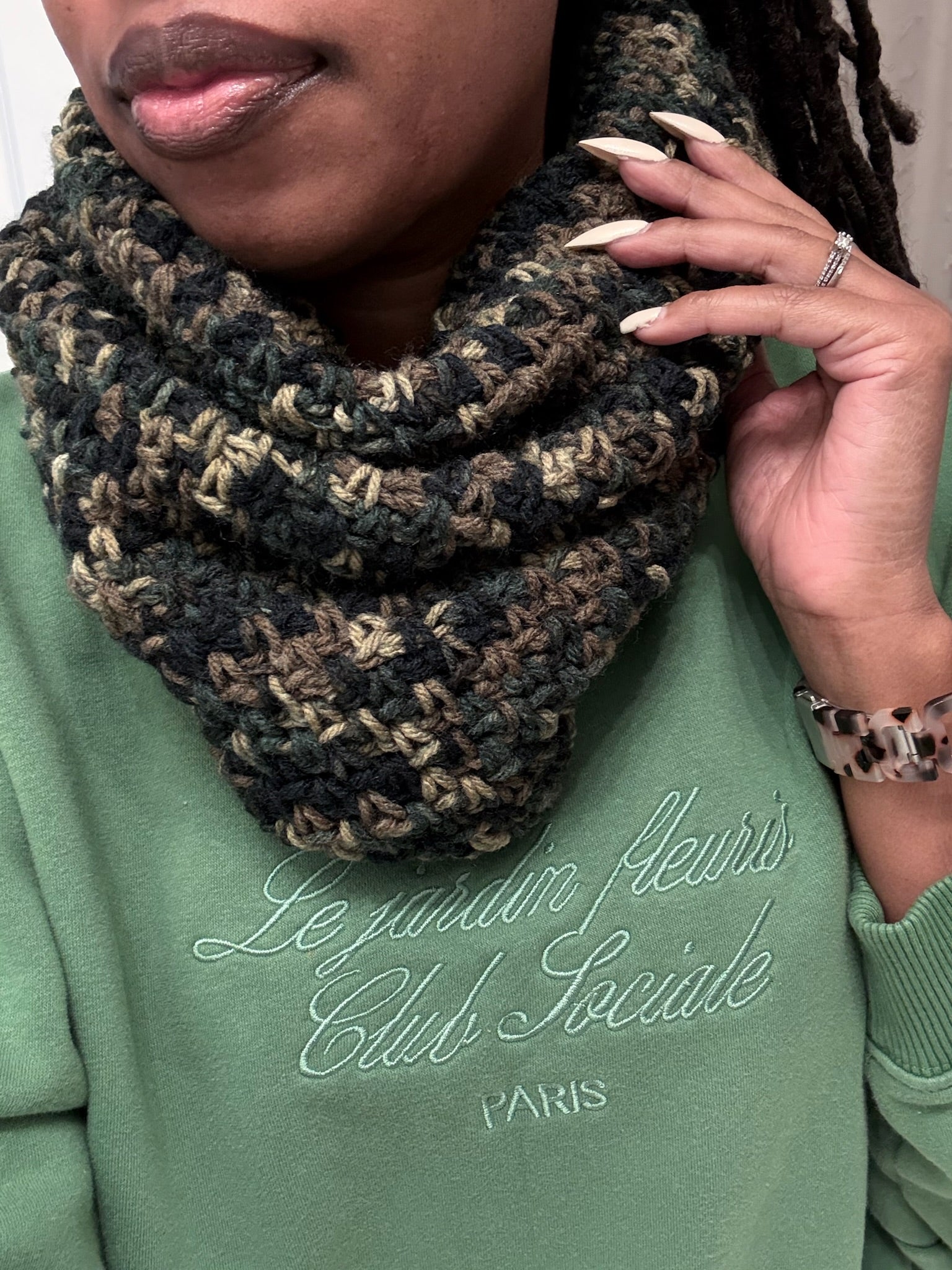 Cozy Camo Cowl